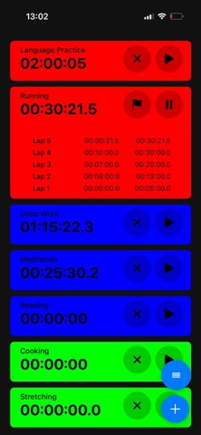 Malaetu's Multi-Stopwatch Screenshot 3 of 4
