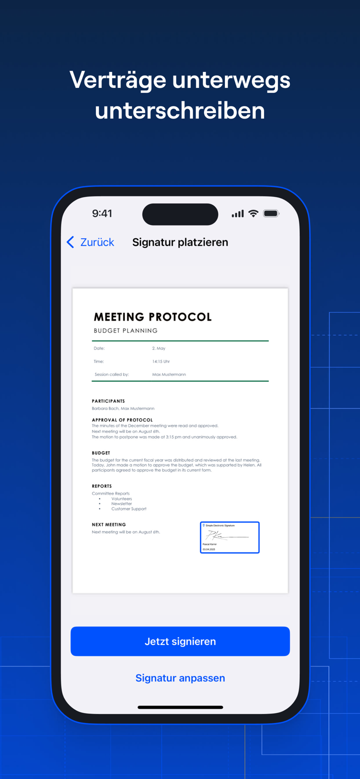 DeepSign screenshot 1