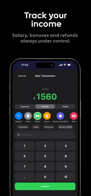 Keepy - Track. Save. Grow. screenshot 1