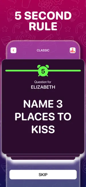 5 Second Rule Adult Party Game screenshot 1