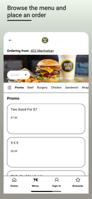 Beef A Roo App Screenshot 2 of 4