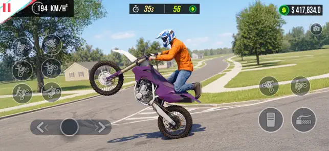Wheelie Life: Soccer Moto Bike iPhone screenshot 1