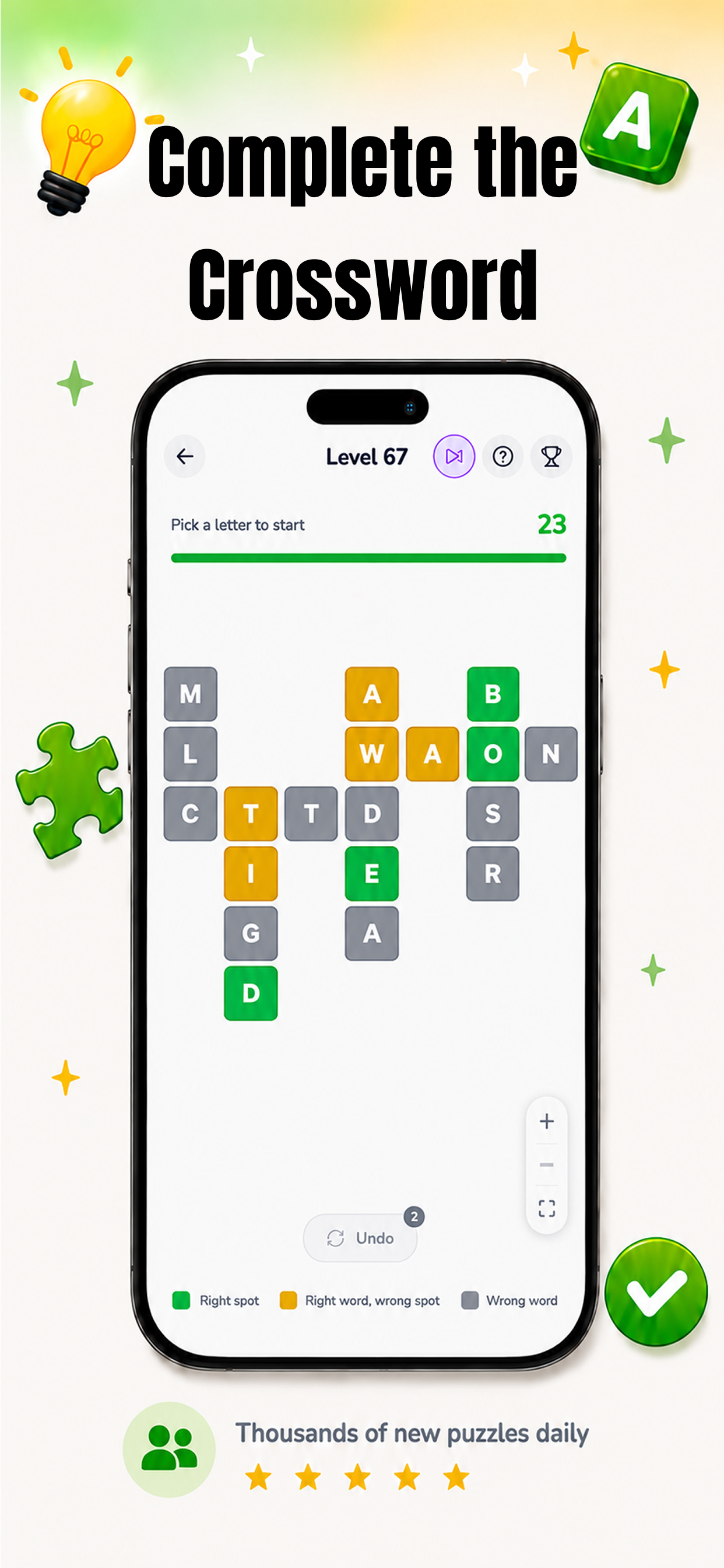 WordGrid: Crossword Puzzles screenshot 2