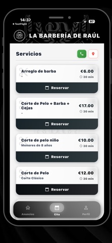 La Barberia de Raul iPhone screenshot