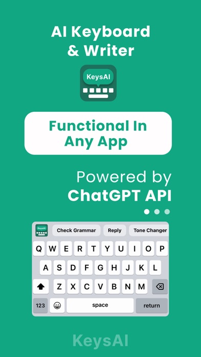 Grammar AI Keyboard: KeysAI Screenshot