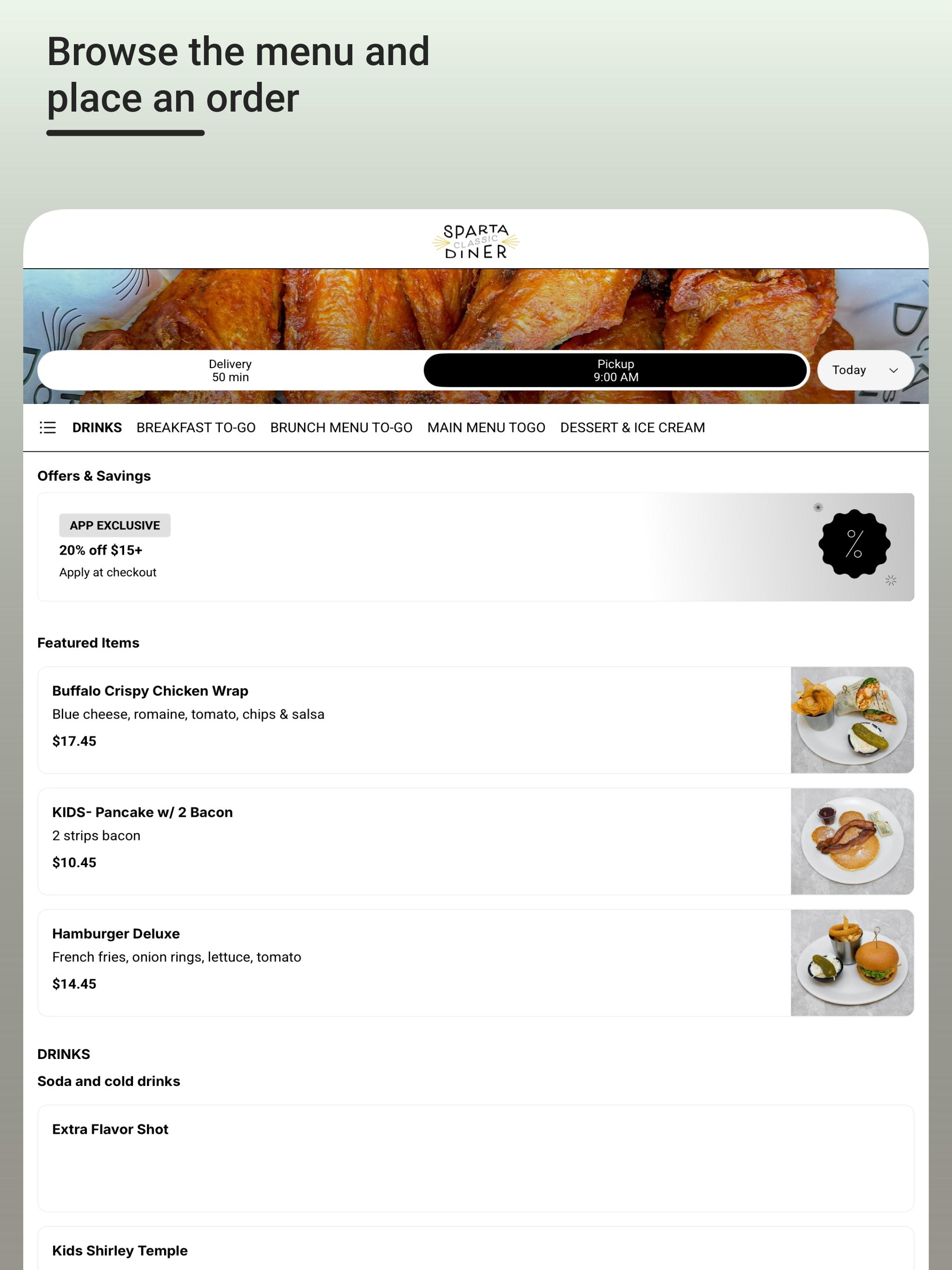 Sparta Classic Diner screenshot 10