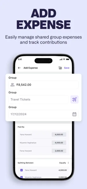 SplitPay Group Expenses screenshot 3