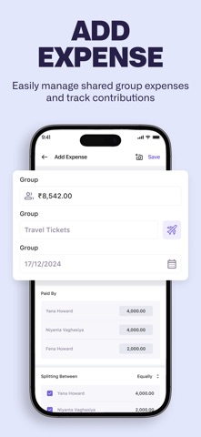 SplitPay Group Expenses Screenshot 3 of 6