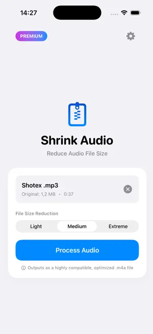 Compress Audio - Shrink Audio screenshot 2