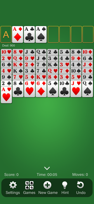 FreeCell Solitaire (Classic) Screenshot 2 of 6