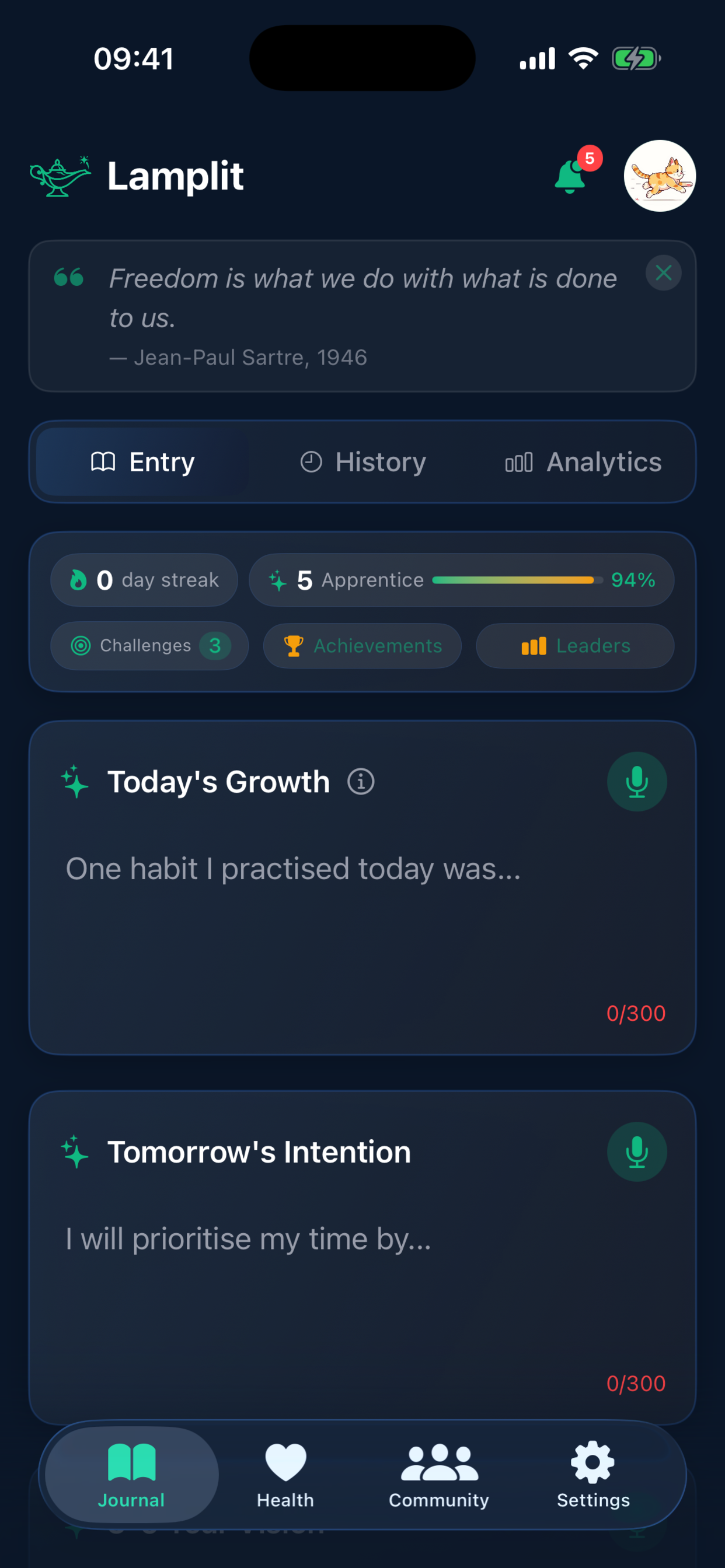 Lamplit.AI - longevity coach screenshot 11