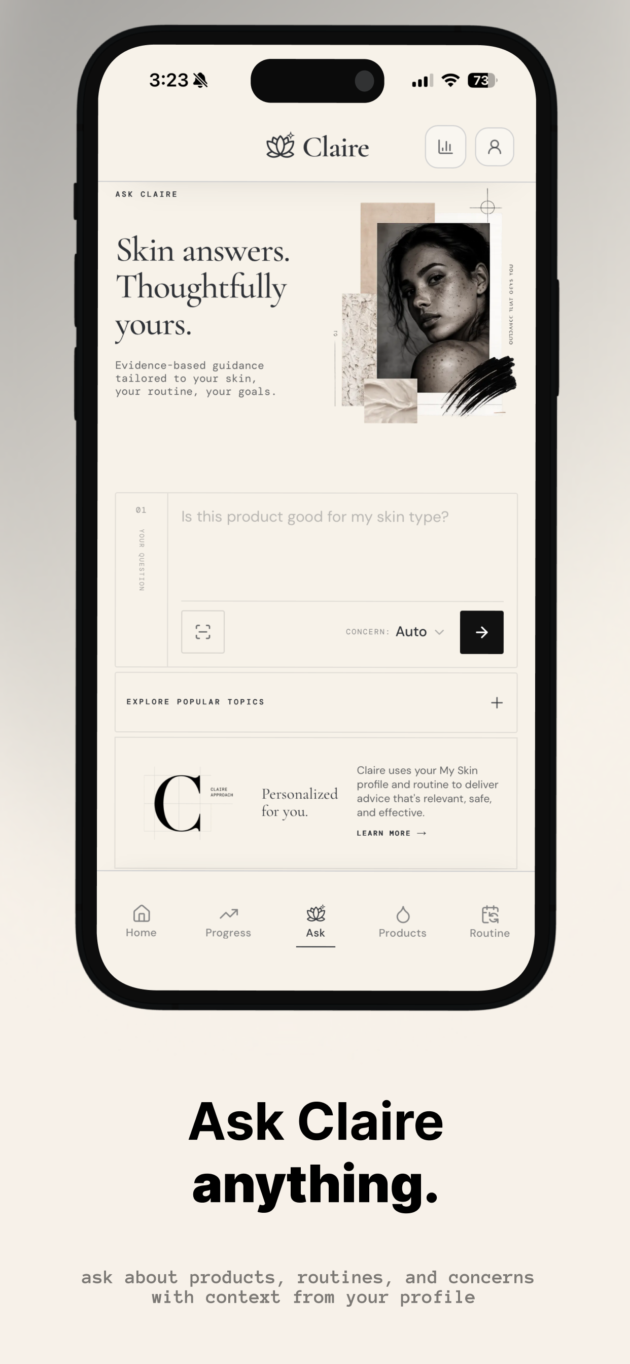 Claire Skincare screenshot 2