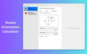 nozzle orientation calculator iPhone Captures Décran 1