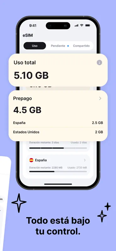 eSIM io: Prepago Tarjeta Datos screenshot 5 of 10