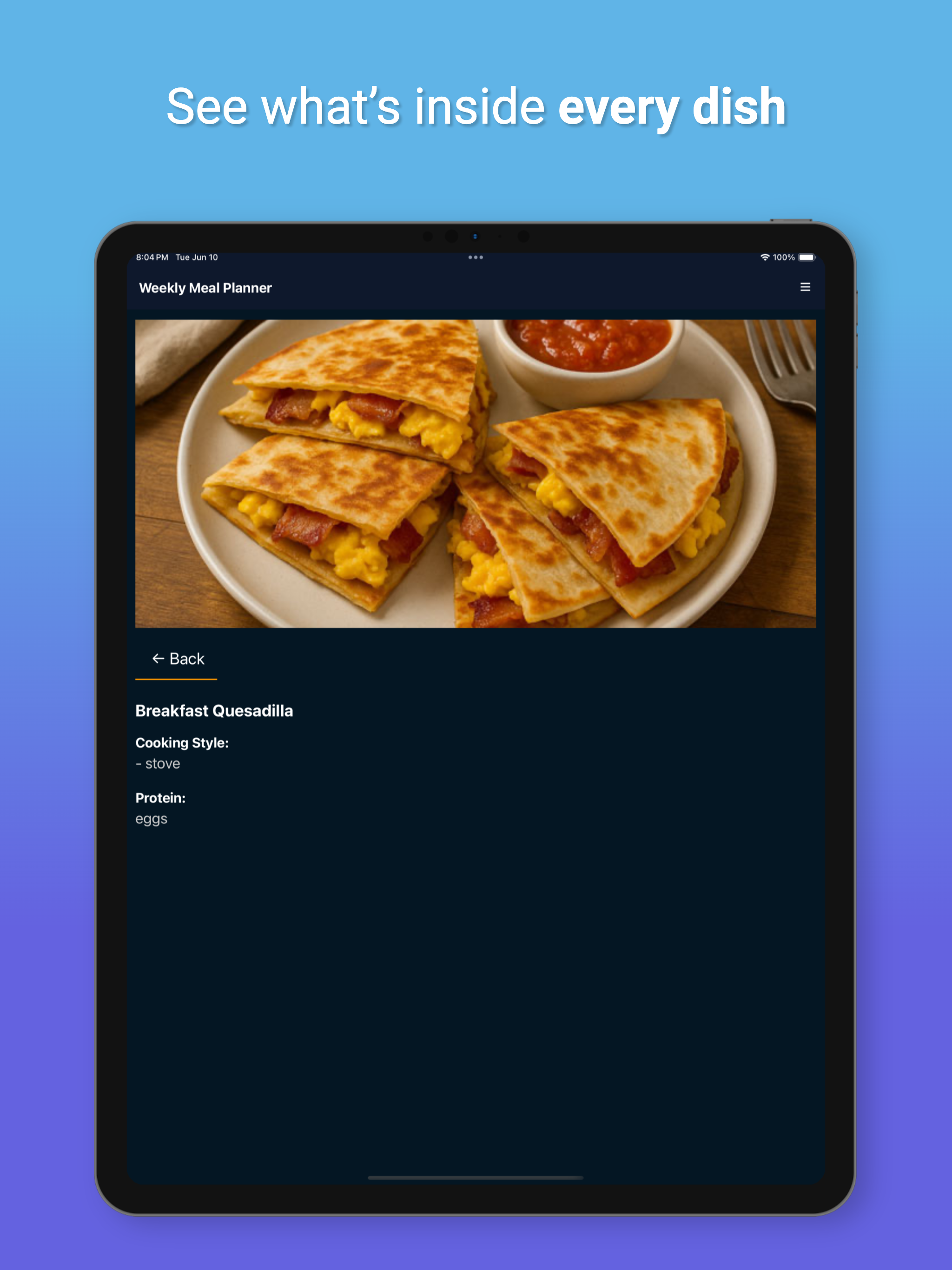 Meals - Plan - GO!