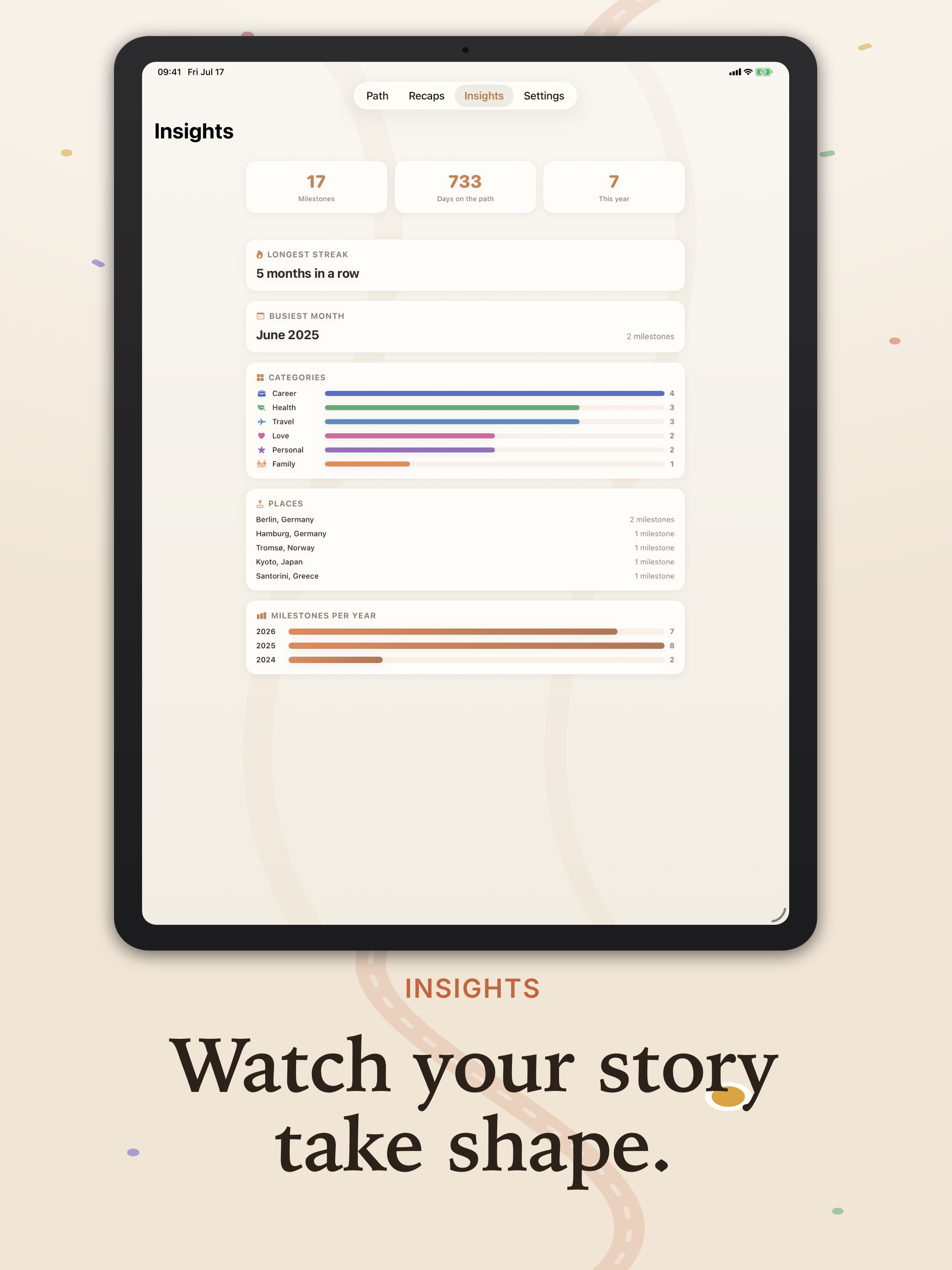 Milesta - Milestones Journal screenshot 12