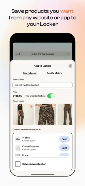 Locker | Shopping Wishlist iPhone screenshot 3