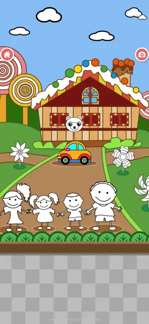 My Play House: Coloring Games screenshot 1