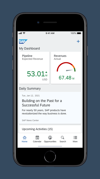 Screenshot #1 pour SAP Cloud for Customer