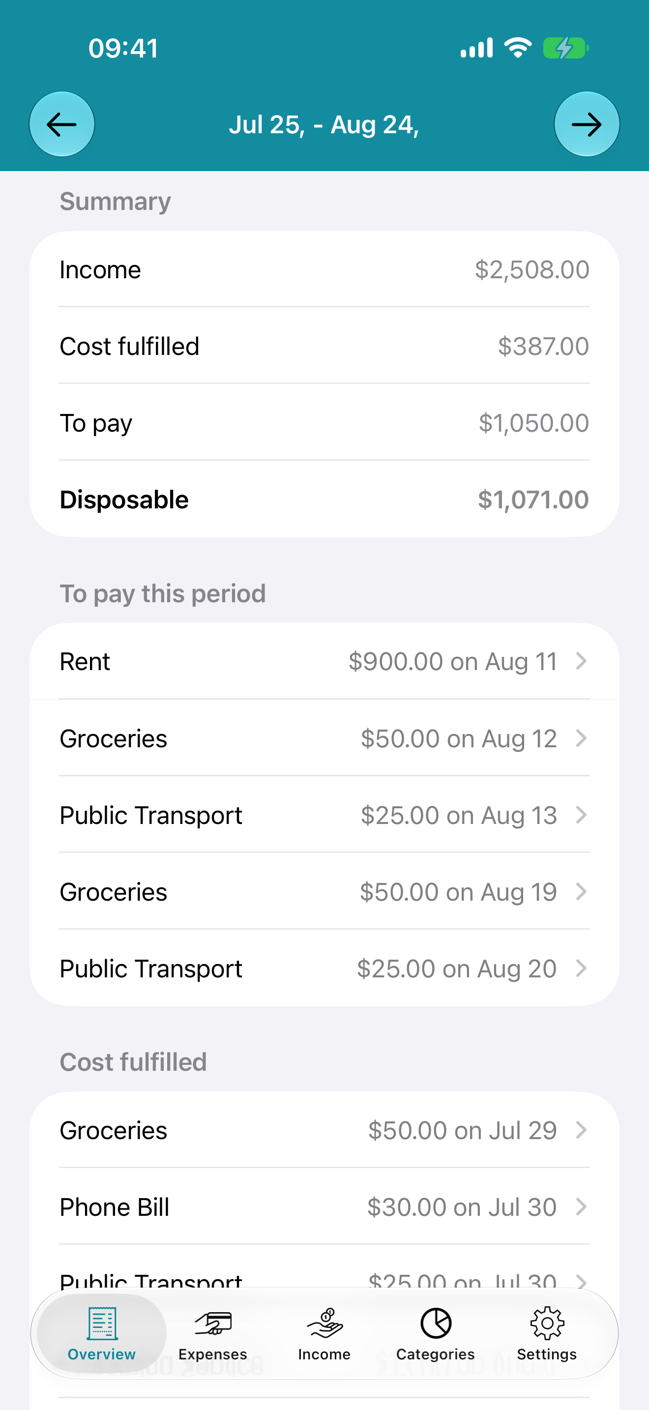 Financial Overview