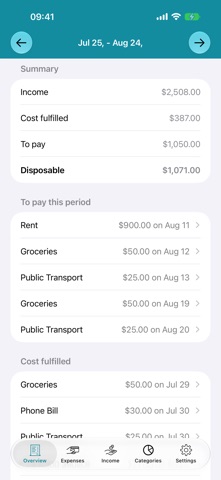 Financial Overview Screenshot 1 of 6