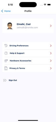 RxMile Driver iPhone screenshot