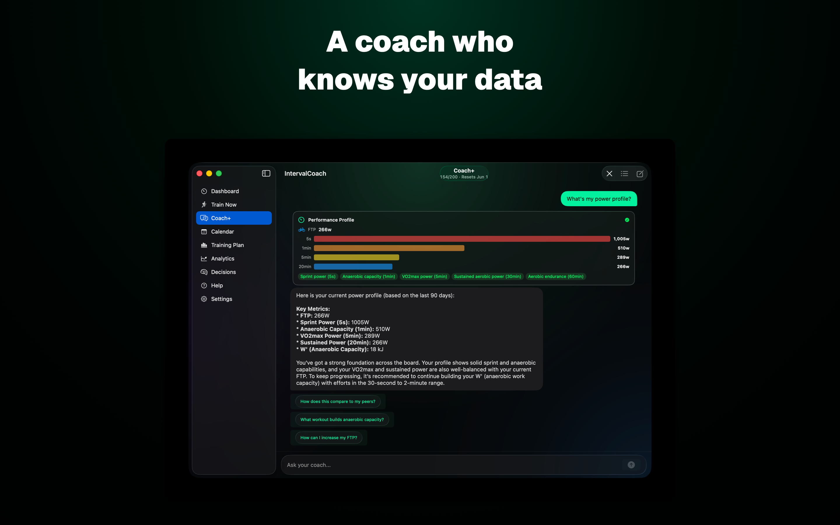 IntervalCoach: AI Training