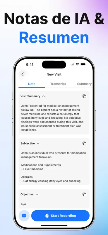 AI Clinical : Note Taker screenshot 2 of 8