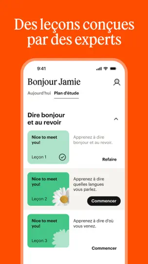 Capture d'écran de Babbel – Apprendre Une Langue sur iPhone 3
