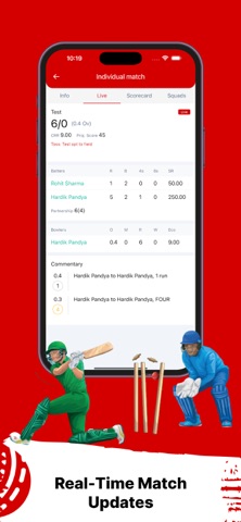 CricEasy - Cricket Scoring App iPhone screenshot