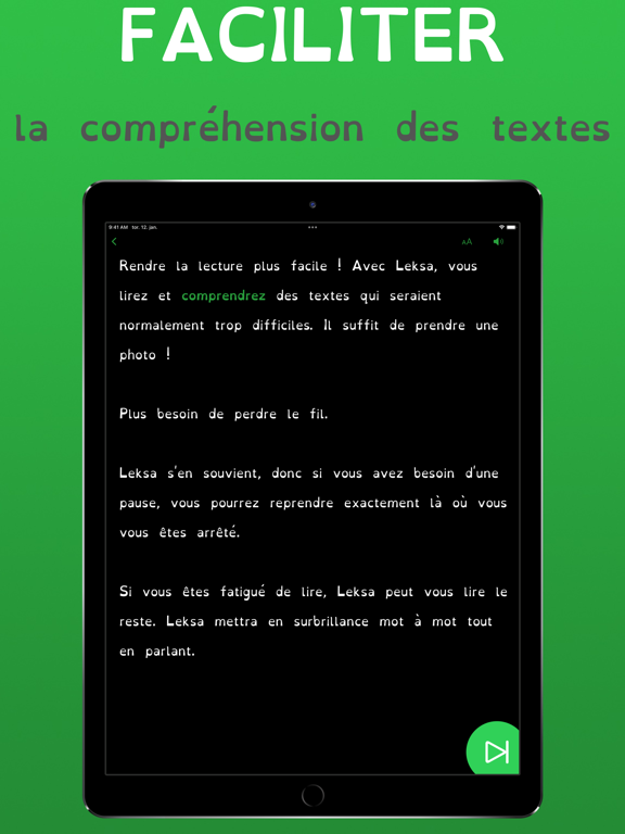 Screenshot #6 pour Leksa - Lecteur dyslexie