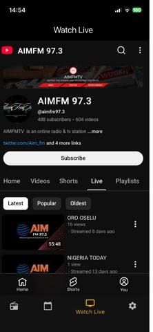 AIMFM 97.3 screenshot