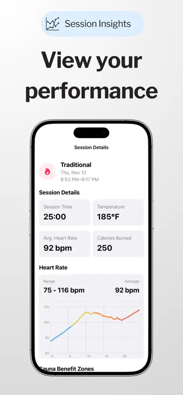 Sauna Tracker: Sleep & Plunge screenshot 5 of 10