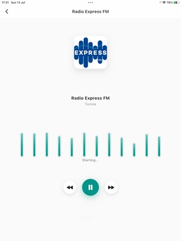 Islamic World Radio iPad screenshot