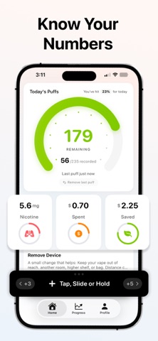 PuffCut – Reduce & Quit Vaping Screenshot 3 of 6