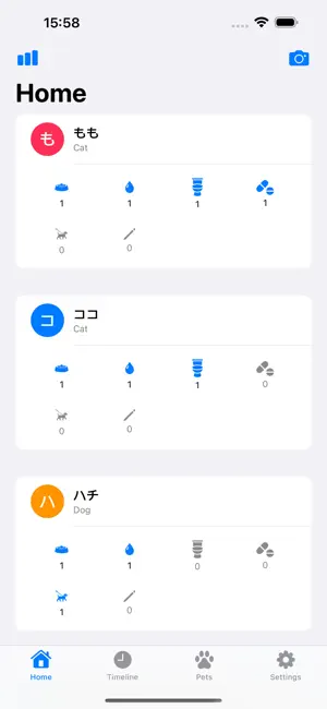 PawCrew - Multi-Pet Care Log screenshot 1