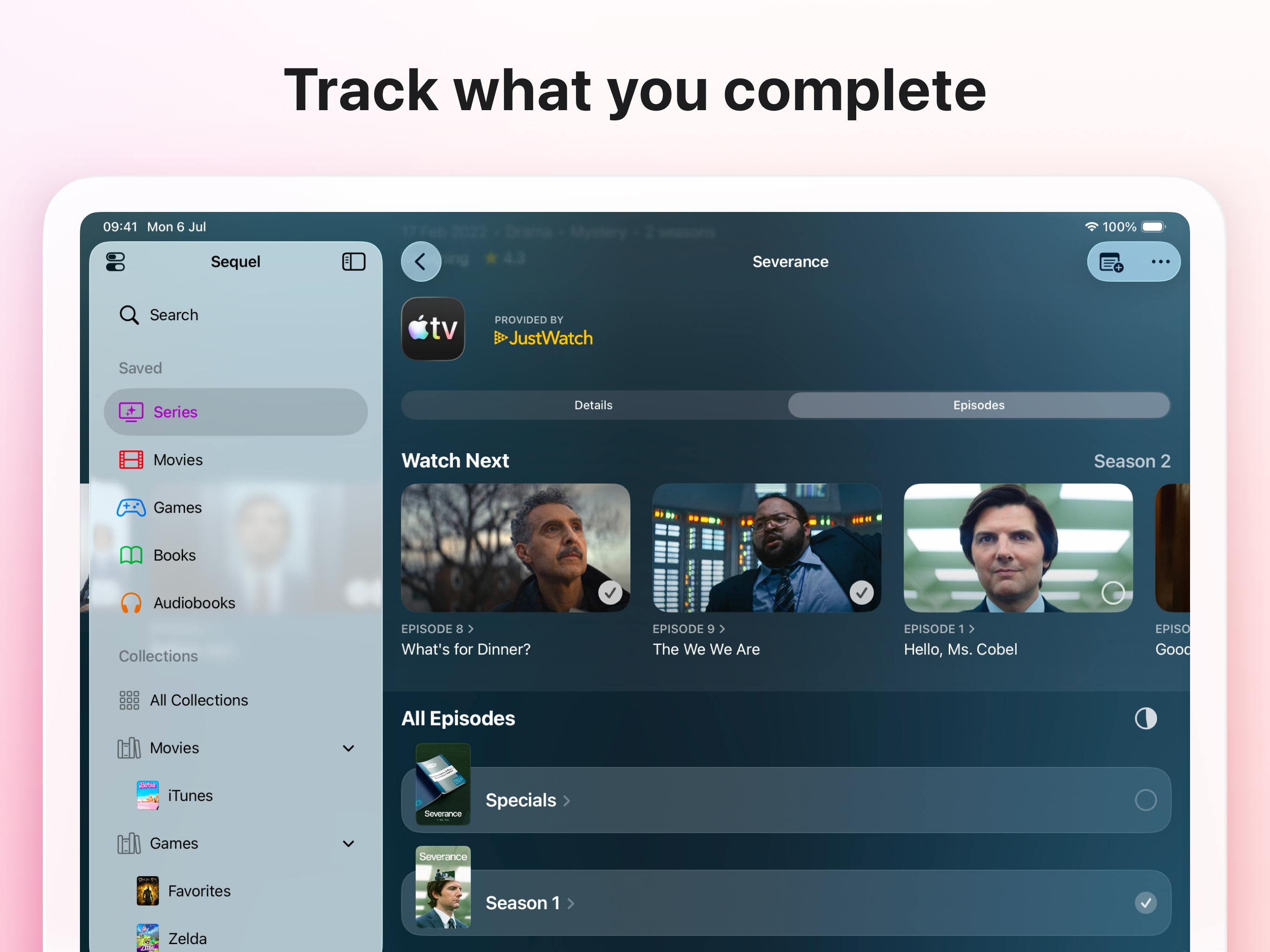 Sequel • Media Tracker screenshot 11
