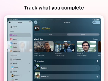 Sequel • Media Tracker iPad screenshot 3