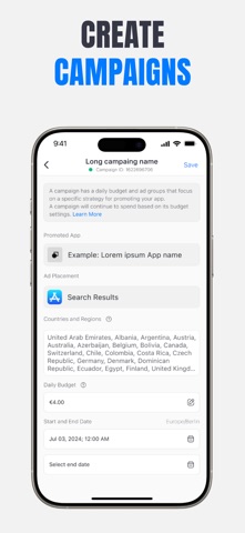 ASA Search Ads Manager AdPilot screenshot