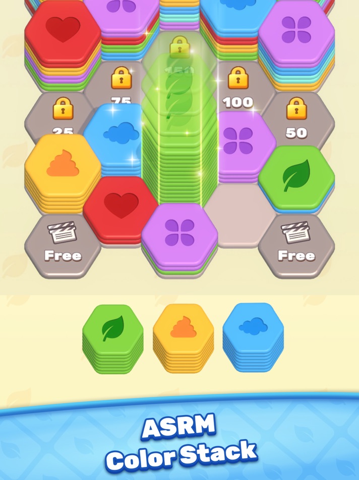 #5. Hexa Stack: Color Hexagon Sort (iOS) 게시자: LeoGame Co., Ltd