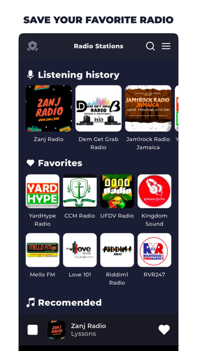 Jamaica Radio Live - FM & AM Screenshot