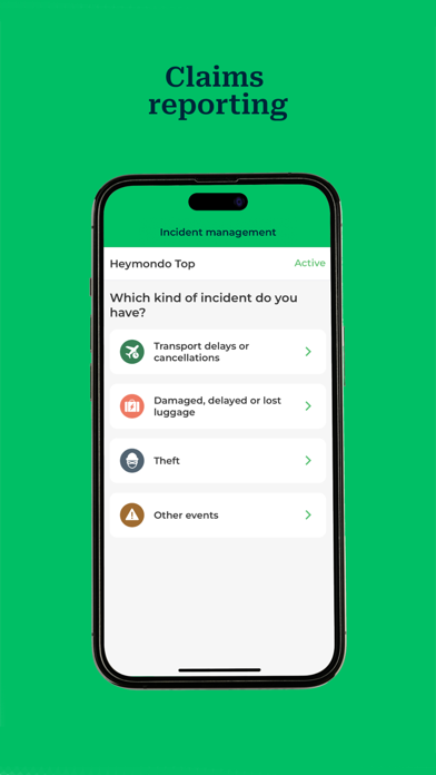 Heymondo - Travel insurance screenshot