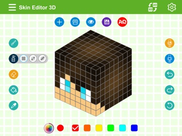 Skin Editor 3D iPad screenshot