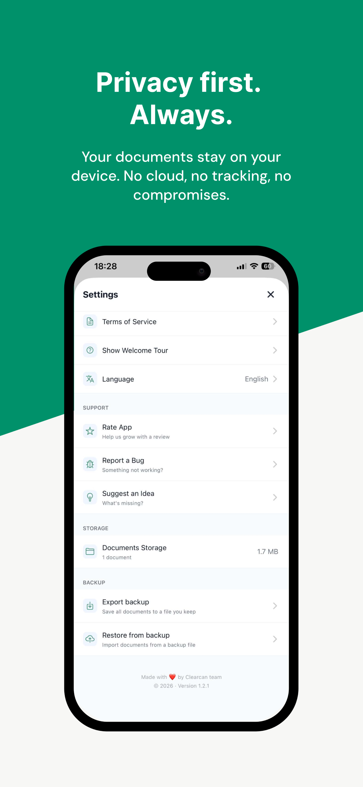 Clearcan : Scanner PDF screenshot 5