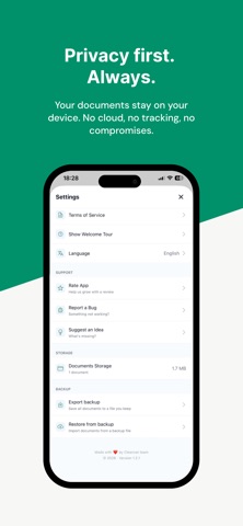Clearcan : Scanner PDF screenshot