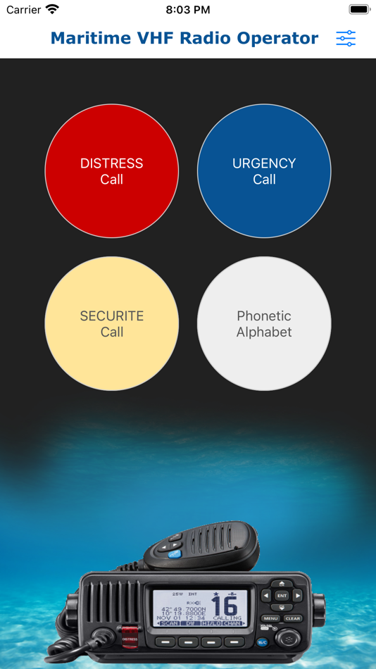 #1. Maritime VHF Radio Operator (iOS) Podle: Gokhan Mutlu