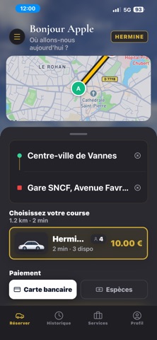 Hermine Cab screenshot