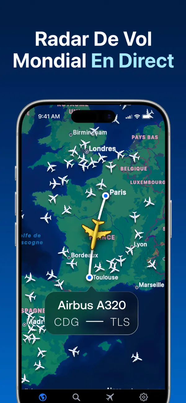 Screenshot #2 pour Flight Tracker . Suivre un vol
