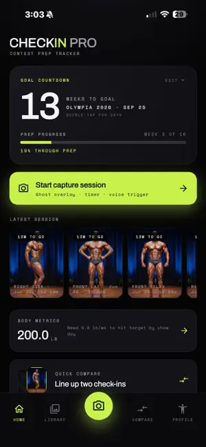CheckIn Pro: Physique Tracker screenshot 1