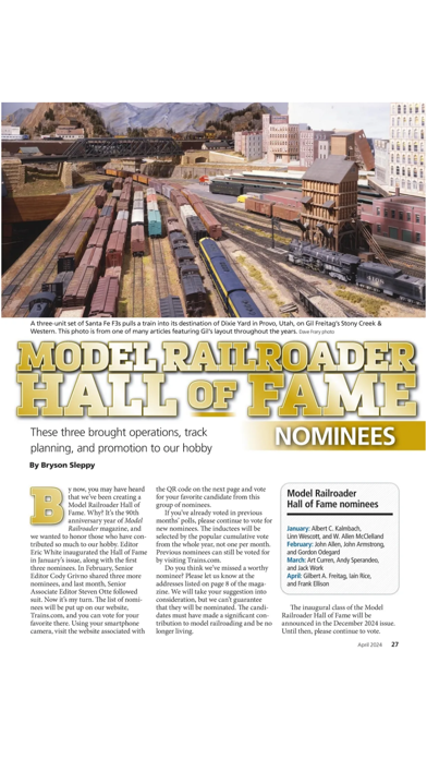 Model Railroader Magazine Screenshot